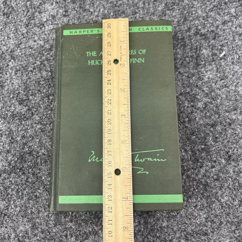 The Adventures of Huckleberry Finn Mark Twain, 1931, Hard Cover Harper's Classic